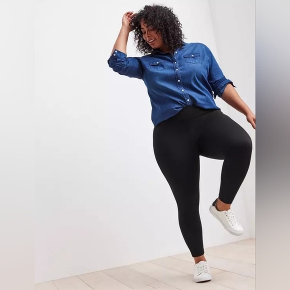 Torrid Black Crop Pixie Pants 3r  regular - Picture 2 of 10